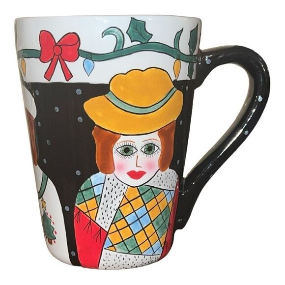 GANZ Other - Ganz Ceramic Christmas  18 oz Mug Winter 16 oz mug